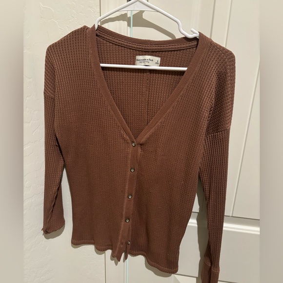 A&F waffle knit crop - Picture 1 of 2